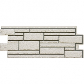 Цокольный Grand Line Камелот Design молочный со швом